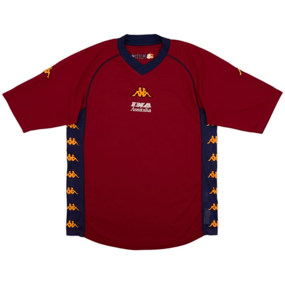 2001-02 Roma Kappa Training Shirt - 5/10 - (XL)