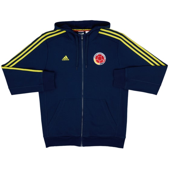 2015-16 Colombia adidas Hooded Track Jacket - 9/10 - (M)
