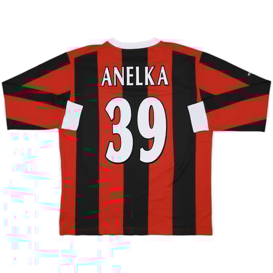 2003-04 Manchester City Away L/S Shirt Anelka #39 - 8/10 - (L)