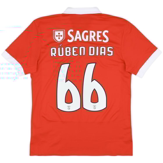 2017-18 Benfica Home Shirt Ruben Dias #66 - 10/10 - (M)