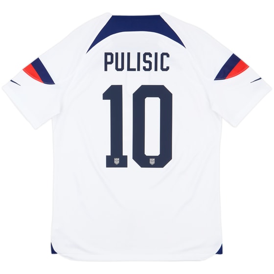 2022-23 USA Home Shirt Pulisic #10 - 8/10 - (M)