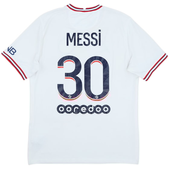 2021-22 Paris Saint-Germain Fourth Shirt Messi #30 - 6/10 - (M)