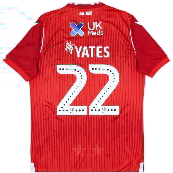 2019-20 Nottingham Forest Home Shirt Yates #22 - 9/10 - (L)