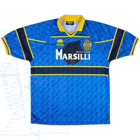 1998-99 Hellas Verona Match Issue Home Shirt #11