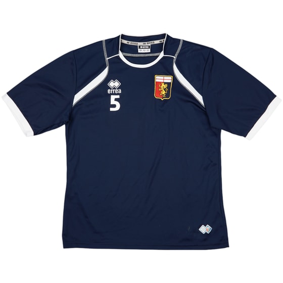 2007-08 Genoa Player Issue Errea Training Shirt #5 - 8/10 - (L)