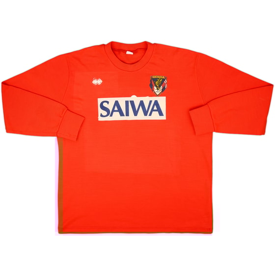 1992-93 Genoa Errea Training L/S Shirt - 4/10 - (XL)