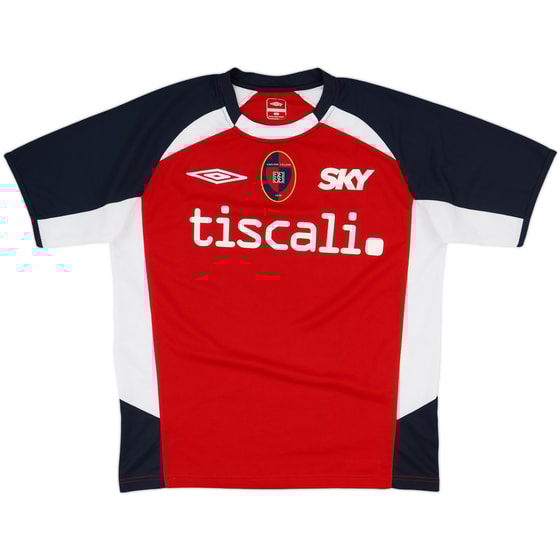 2007-08 Cagliari Umbro Training Shirt - 8/10 - (M)