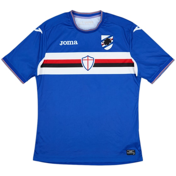 2016-17 Sampdoria Basic Home Shirt #7 - 7/10 - (L)