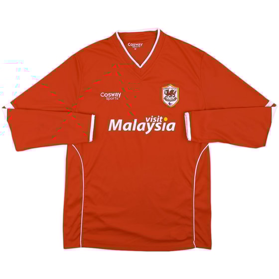 2014-15 Cardiff Home/Away L/S Shirt - 8/10 - (M)