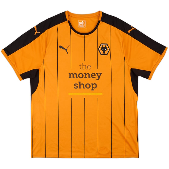2016-17 Wolves Home Shirt - 7/10 - (XL)