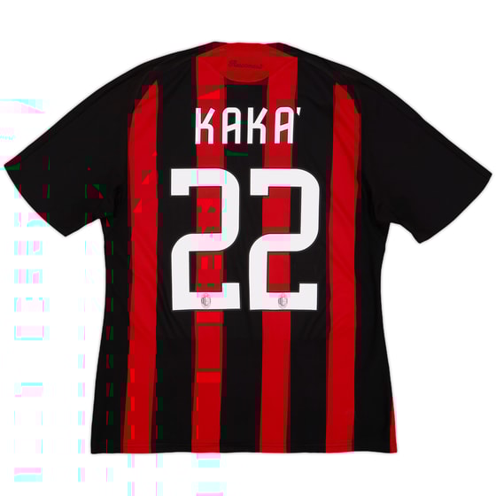 2008-09 AC Milan Home Shirt Kaka #22 - 6/10 - (M)
