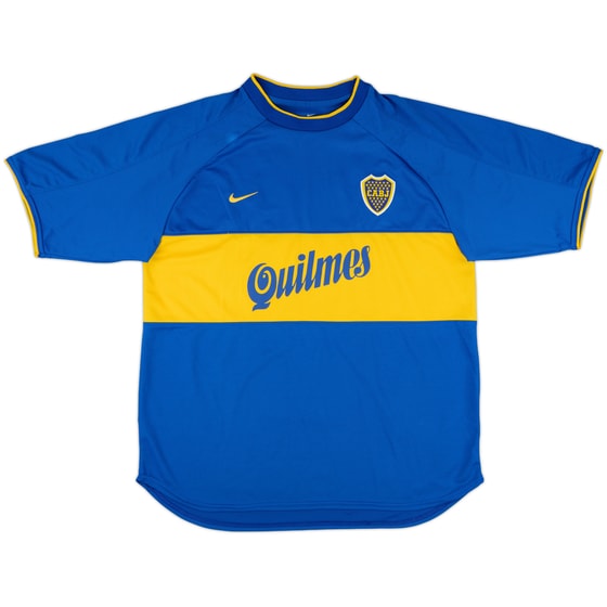 2000-01 Boca Juniors Home Shirt - 8/10 - (XL)