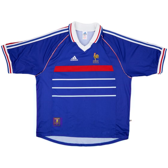 1998-00 France Home Shirt - 7/10 - (XXL)