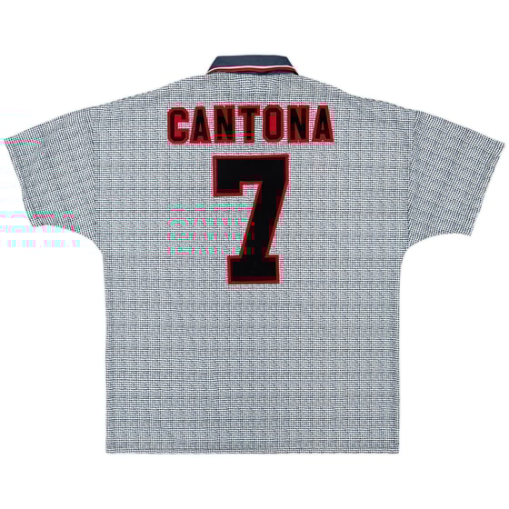 1995-96 Manchester United Away Shirt Cantona #7 - 8/10 - (XL)