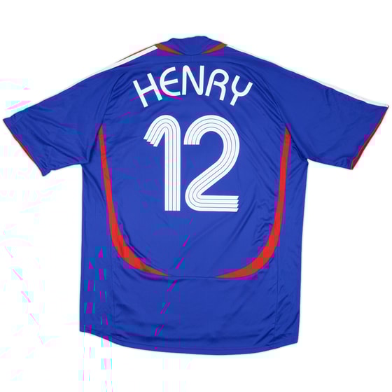 2006-07 France Home Shirt Henry #12 - 10/10 - (XL)