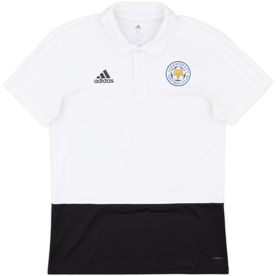 2017-18 Leicester City adidas Polo Shirt - 9/10 - (M)
