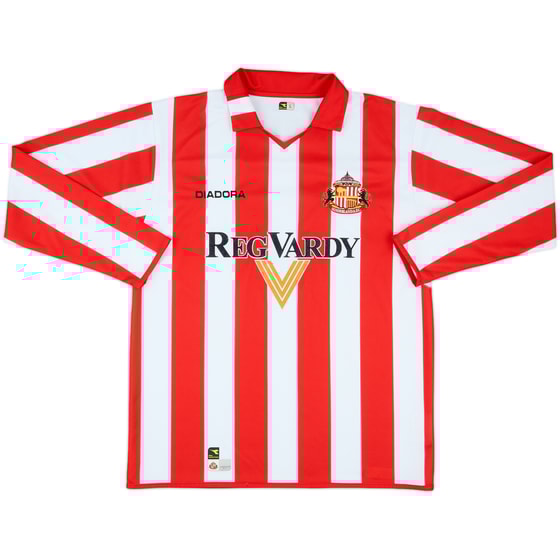 2004-05 Sunderland Home L/S Shirt - 9/10 - (L)