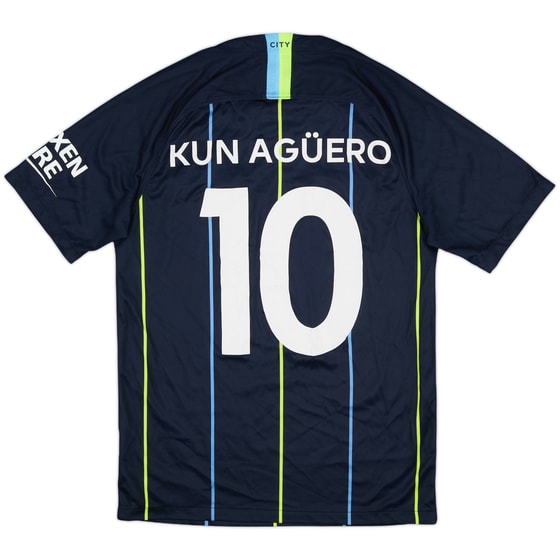 2018-19 Manchester City Away Shirt Kun Aguero #10 - 8/10 - (S)