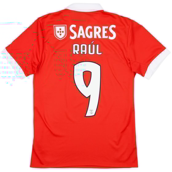 2017-18 Benfica Home Shirt Raul #9 - 10/10 - (S)