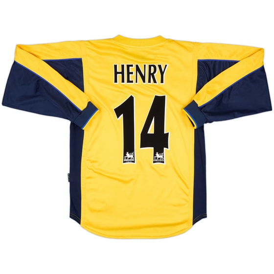1999-01 Arsenal Away L/S Shirt Henry #14 - 10/10 - (M)