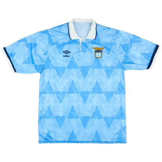 1989-91 Lazio Home Shirt - 7/10 - (L)
