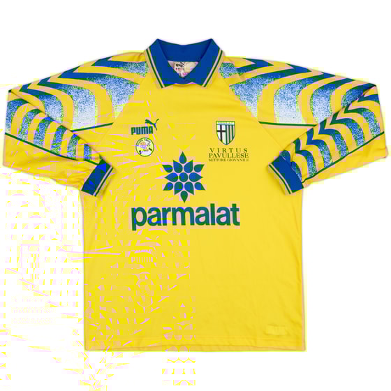 1995-96 Parma Football School Third L/S Shirt - 8/10 - (M)
