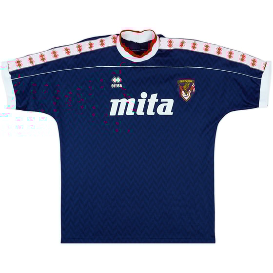 1991-92 Genoa Errea Training Shirt - 8/10 - (L)