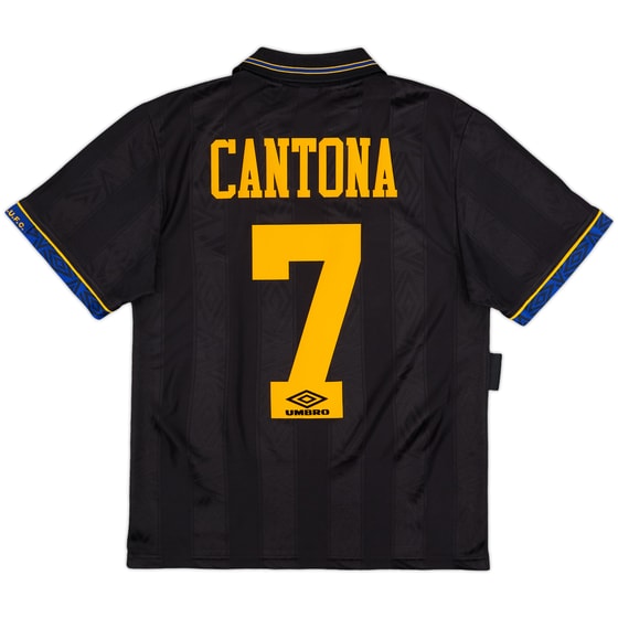 1993-95 Manchester United Away Shirt Cantona #7 - 9/10 - (S)