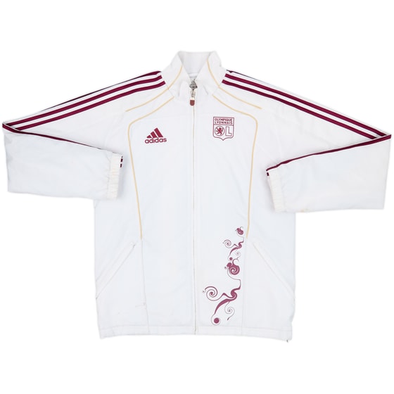2010-11 Lyon adidas Track Jacket - 5/10 - (S/M)