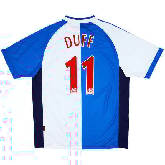 2000-02 Blackburn Rovers Home Shirt Duff #11 - 8/10 - (XXL)