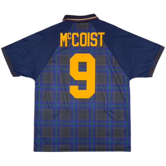 1994-96 Scotland Home Shirt McCoist #9 - 9/10 - (L)