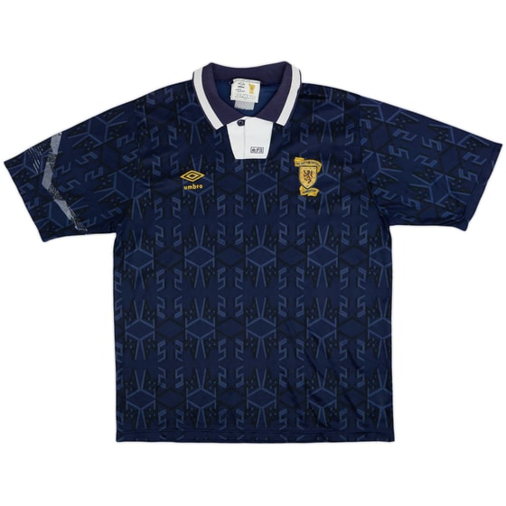 1991-94 Scotland Home Shirt - 8/10 - (L)
