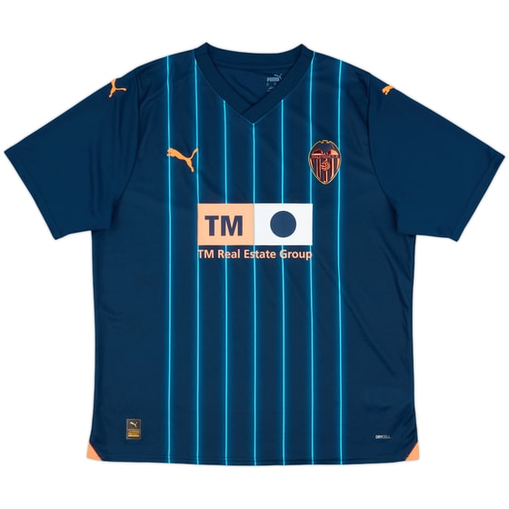 2023-24 Valencia Away Shirt - 8/10 - (XL)