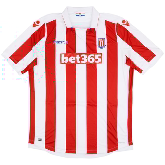 2016-17 Stoke City Home Shirt - 9/10 - (7XL)
