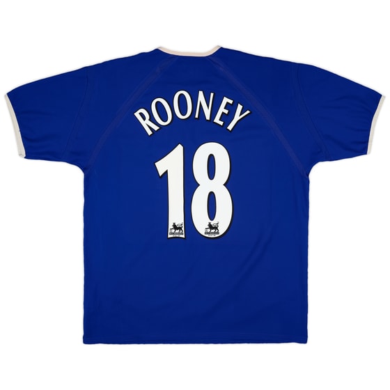 2003-04 Everton Home Shirt Rooney #18 - 9/10 - (XL)