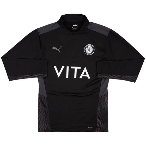 2021-22 Stockport County Puma 1/4 Zip Drill Top - 10/10 - (M)