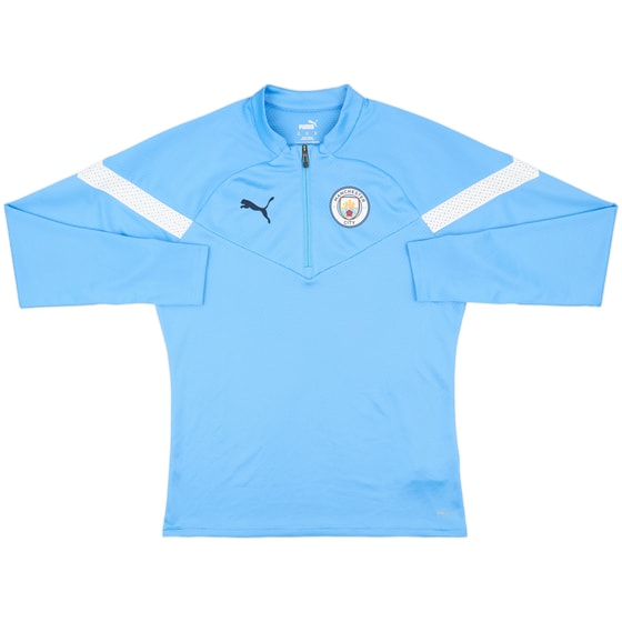 2022-23 Manchester City Puma 1/4 Zip Drill Top - 9/10 - (M)