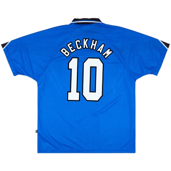 1996-98 Manchester United Third Shirt Beckham #10 - 9/10 - (XL)