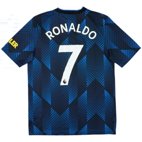 2021-22 Manchester United Third Shirt Ronaldo #7 - 8/10 - (XL.Boys)