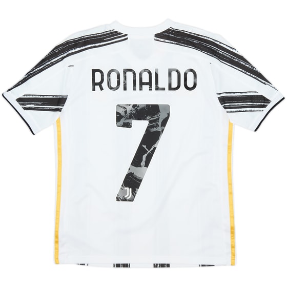 2020-21 Juventus Home Shirt Ronaldo #7 - 8/10 - (L.Boys)