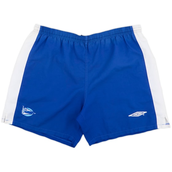 2005-06 Alaves Home Shorts - 5/10 - (L)
