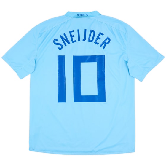 2008-10 Netherlands Away Shirt Sneijder #10 - 6/10 - (M)