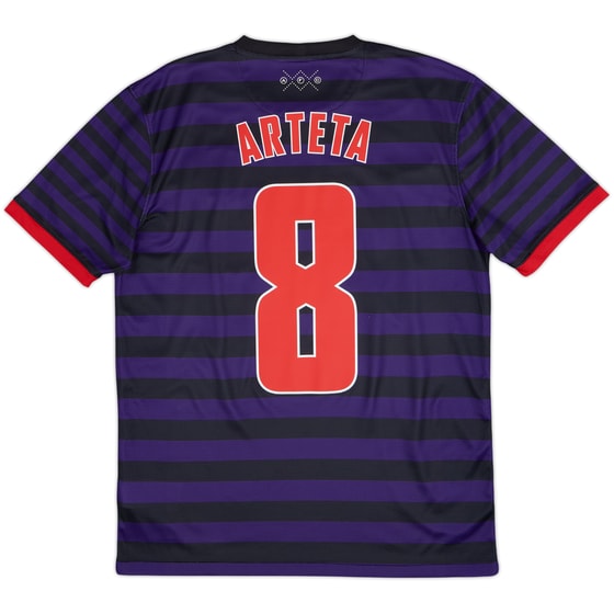 2012-13 Arsenal Away Shirt Arteta #8 - 9/10 - (M)
