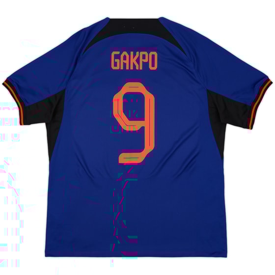 2022-23 Netherlands Away Shirt Gakpo #9 - 9/10 - (L)