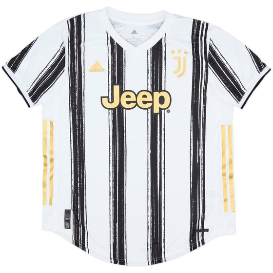 2020-21 Juventus Authentic Home Shirt - 10/10 - (Women's L)