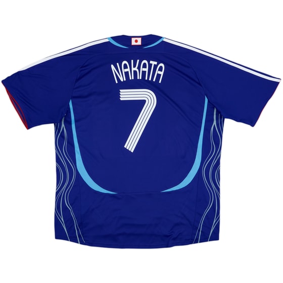 2006-08 Japan Home Shirt Nakata #7 - 10/10 - (XXL)