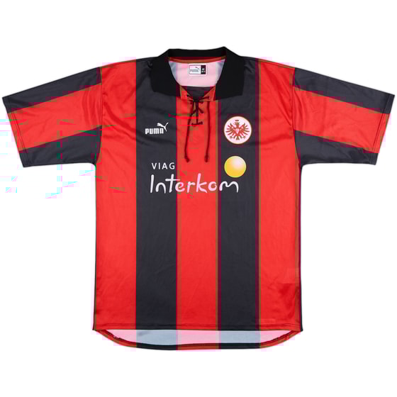 1999-00 Eintracht Frankfurt Match Issue Centenary Home Shirt #15