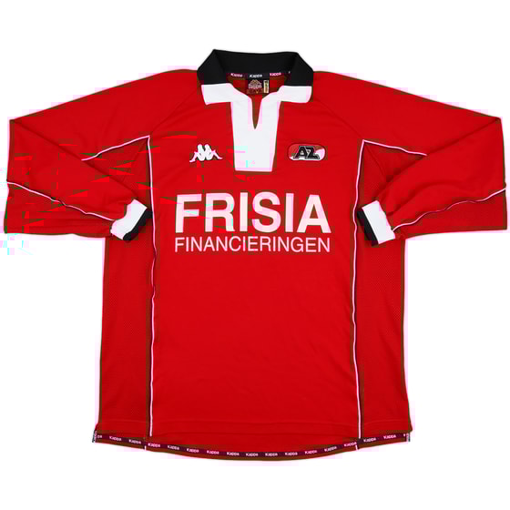 1998-99 AZ Alkmaar Match Issue Home L/S Shirt #5