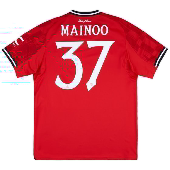 2025-26 Manchester United Home Shirt Mainoo #37