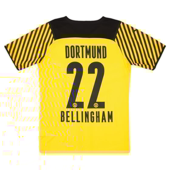 2021-22 Borussia Dortmund Player Issue Home Shirt Bellingham #22